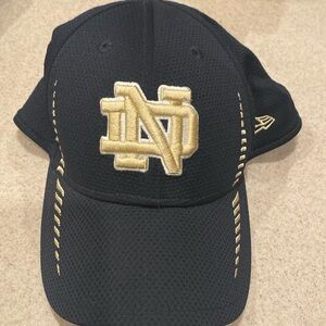 Notre Dame fitted ball cap